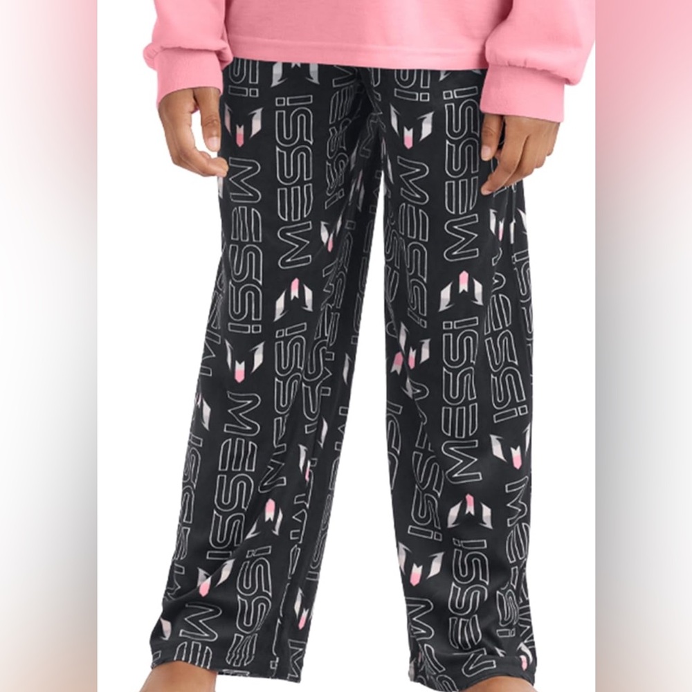 Messi boys Lifestyle Long Sleep Pant, Loose-fit Pajama Bottoms XS